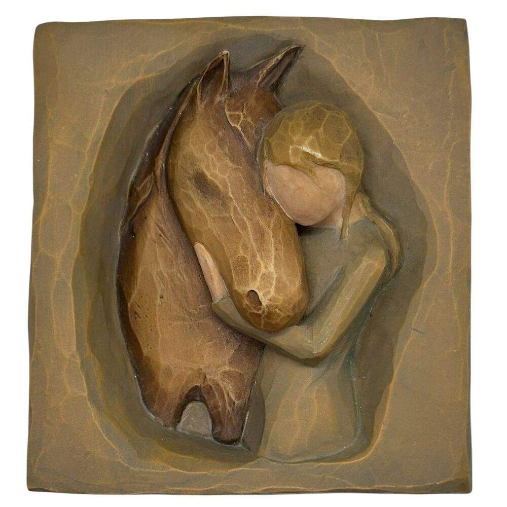 Willow Tree Horse Plaque 'Quiet Strength - Always There For Me' Susan Lordi 2005